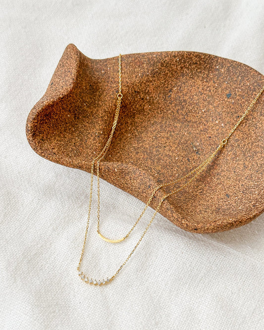 Alden Bar Layered Necklace